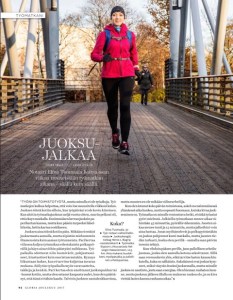 Kuva, jossa juoksija linnunlaulun sillalla.