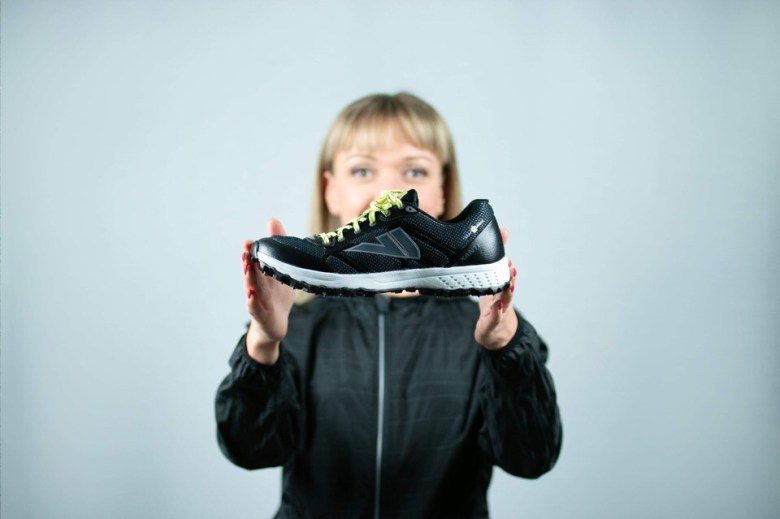 Look closely at the shoe.