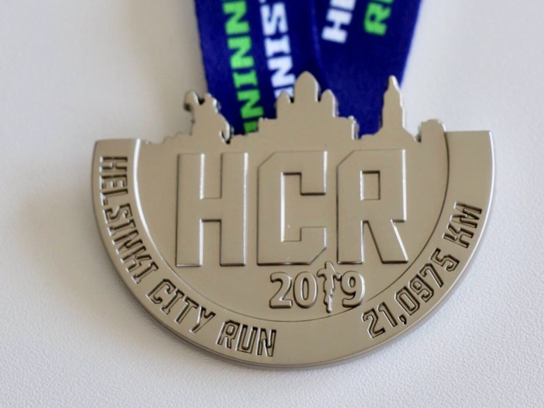 kuva, jossa hcr osallistujamitali 2019