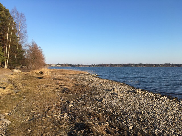 Kuva, jossa näkyma Laajalahdelle