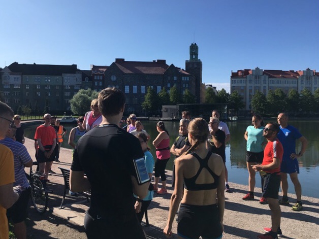 Kuva, jossa park runin startti.