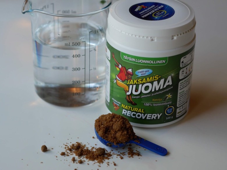 luonnollinen urheilujuoma