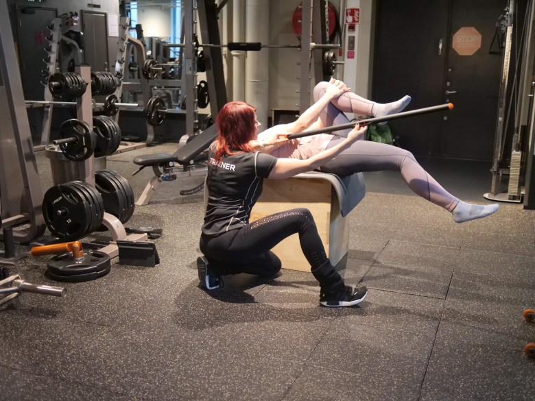 lonkan liikkuvuus juoksija