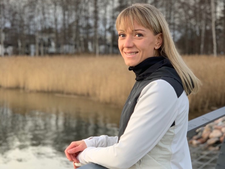 craft talvijuoksutakki mustavalkoinen pakkaseen