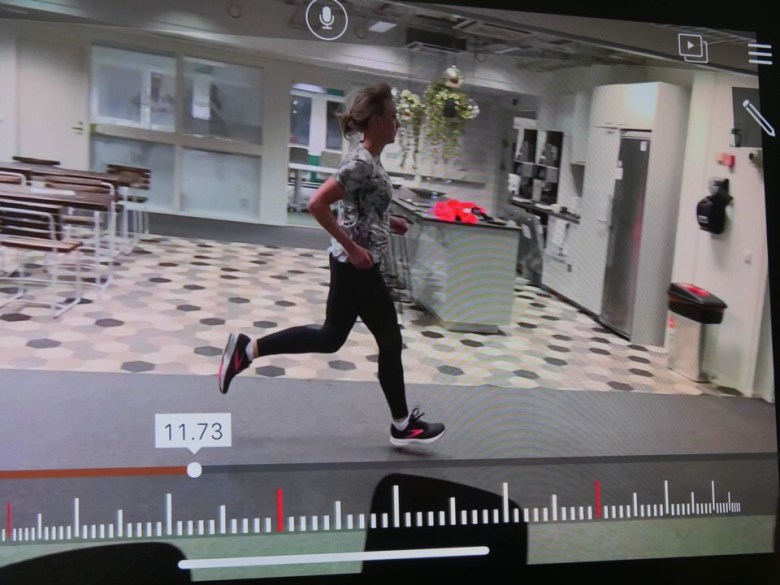 juoksutekniikan kuvaus