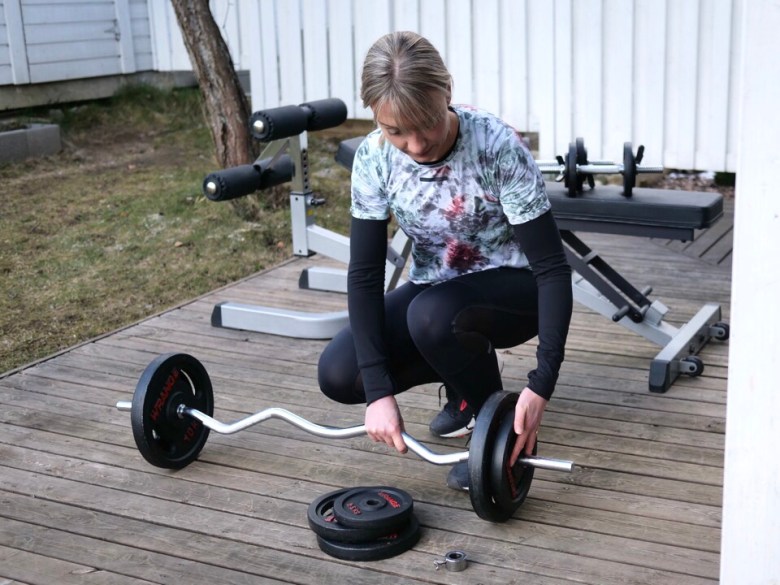 kotitreeni levypaino