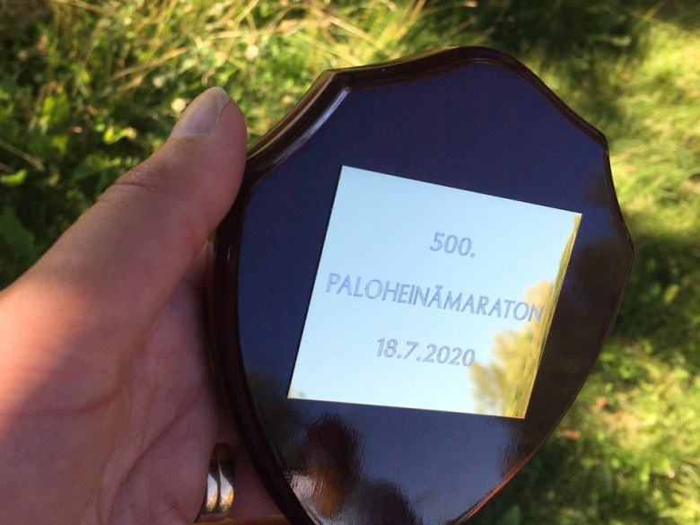 osallistujamitali maraton