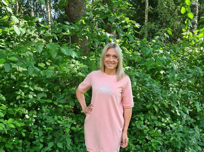 umbro college sweat dress