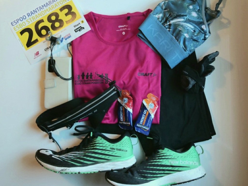 oikeat varusteet puolimaratonille