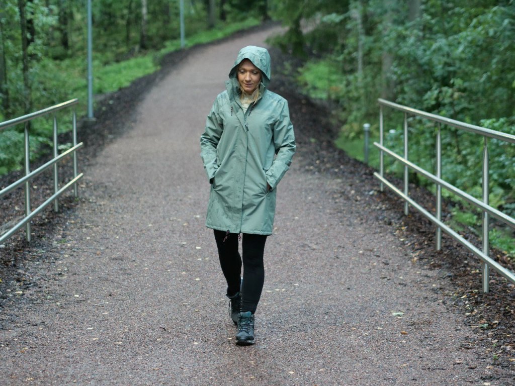 lidl parkatakki vihrea