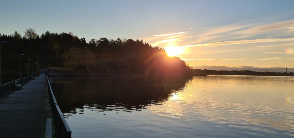 auringonnousu merella