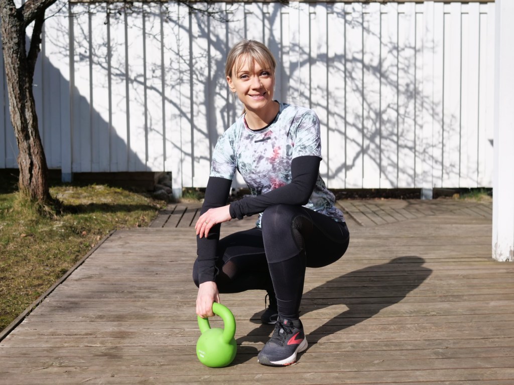 vihrea kahvakuula kotitreeniin