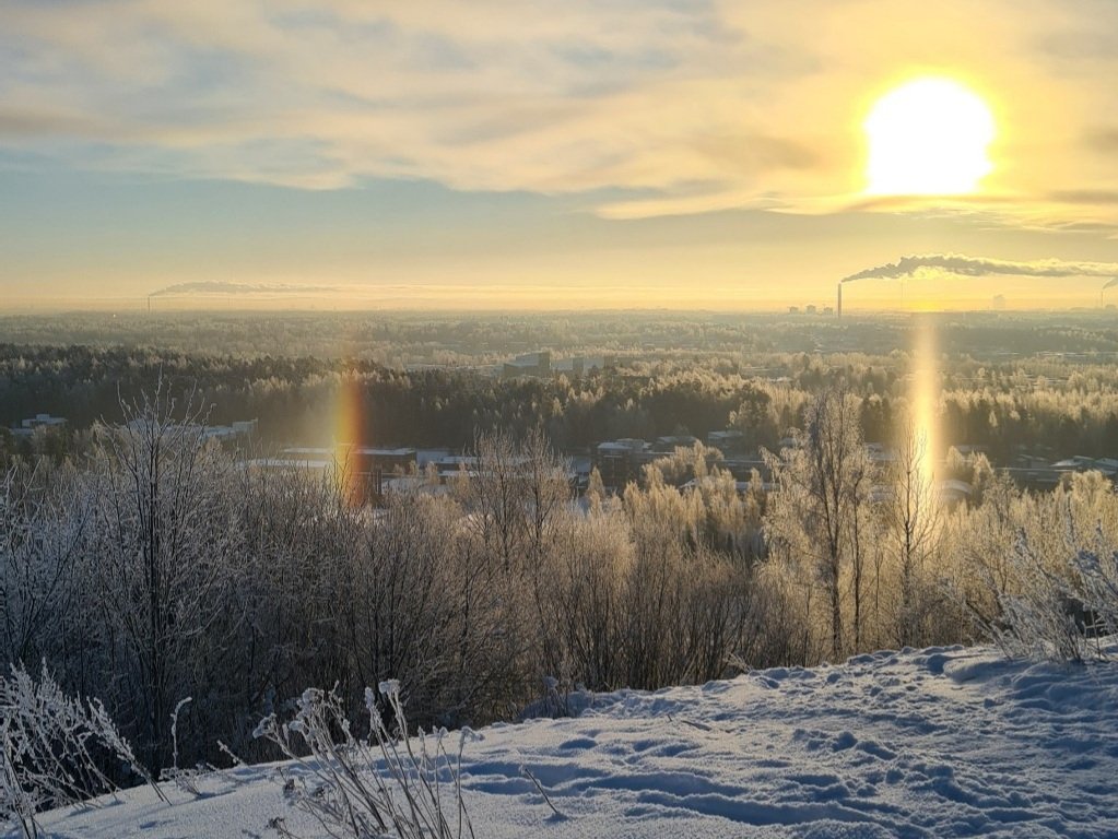 halo auringon ymparilla