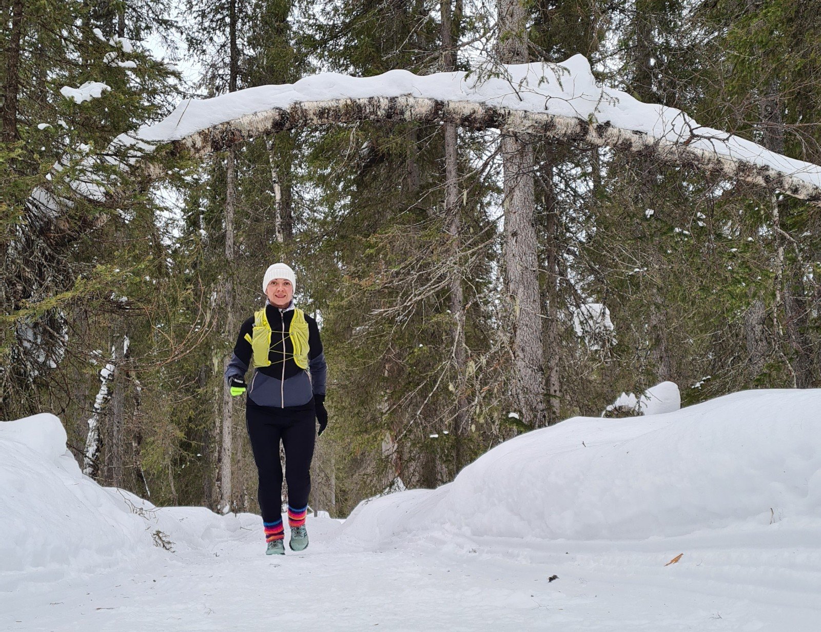 yllas polkujuoksu talvella