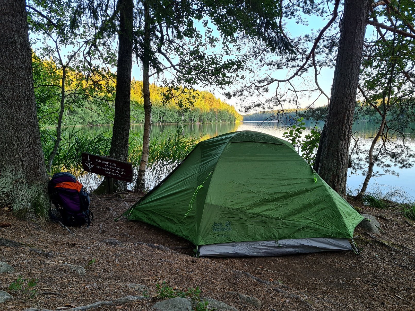 kolmen hengen teltta