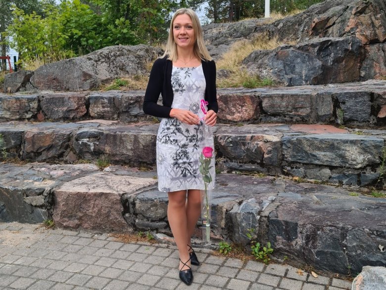 suomalainen vintage mekko