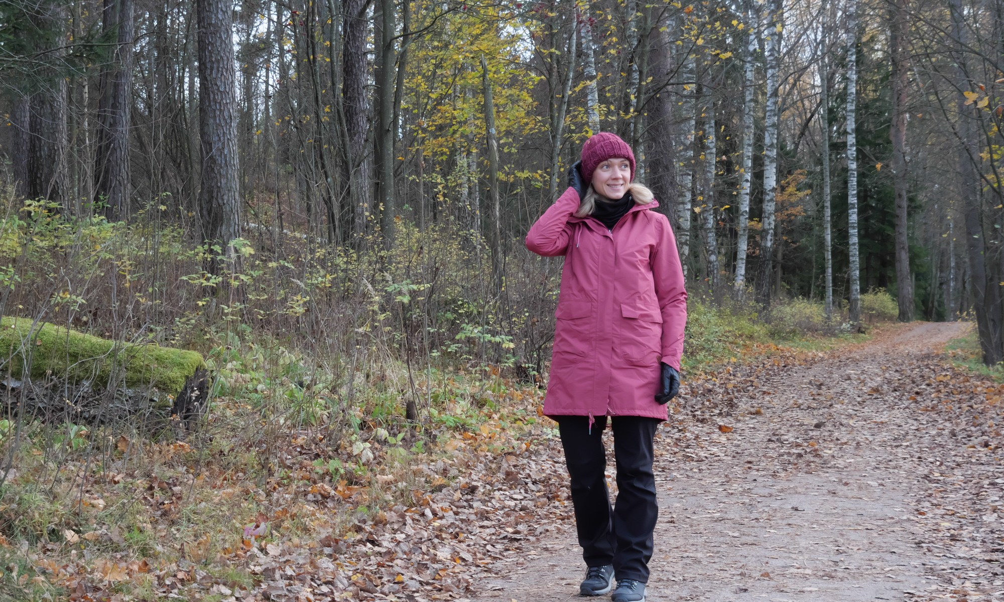 ulkoilemassa viikissa