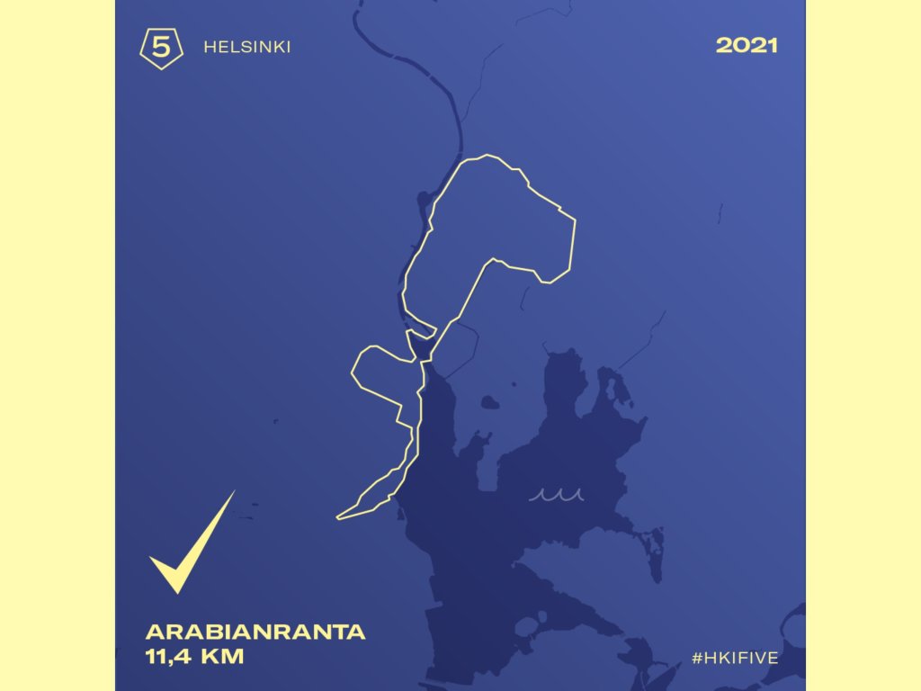 hki five virtuaalijuoksu