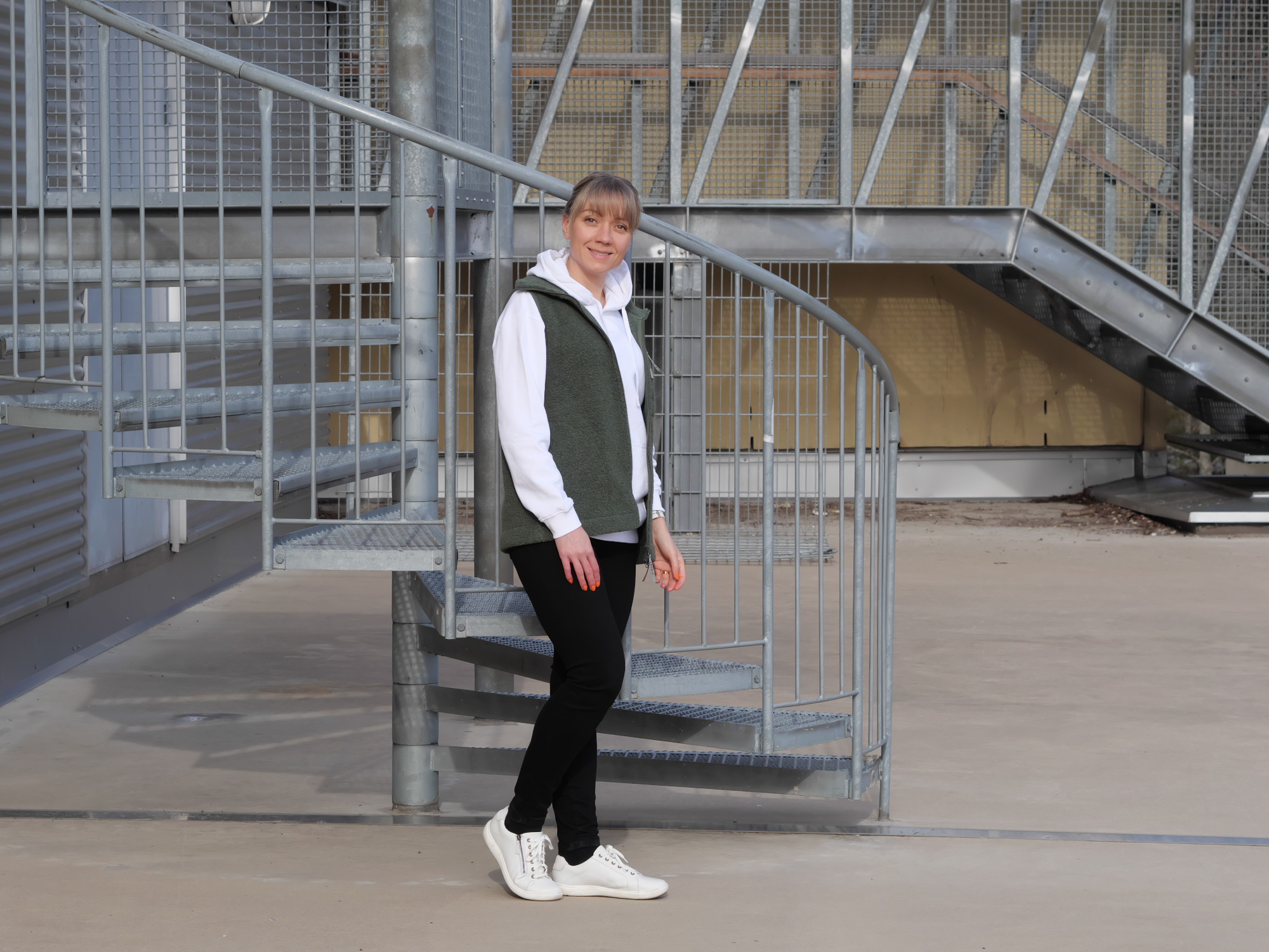 green minna wool vest astrid wild