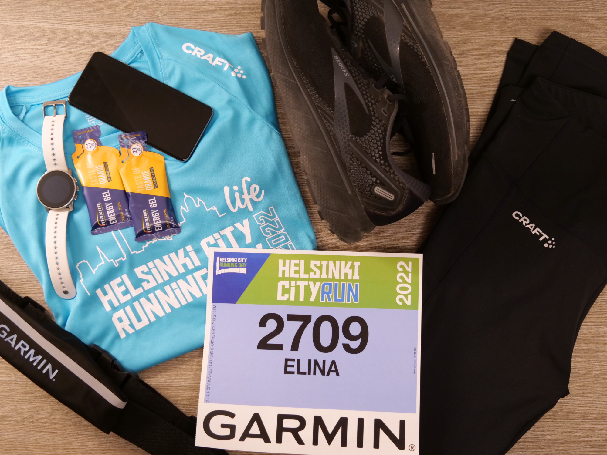 varusteet puolimaratonia varten