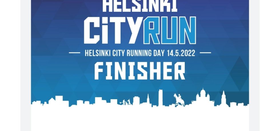 juoksudiplomi helsinki city run puolimaratonilta