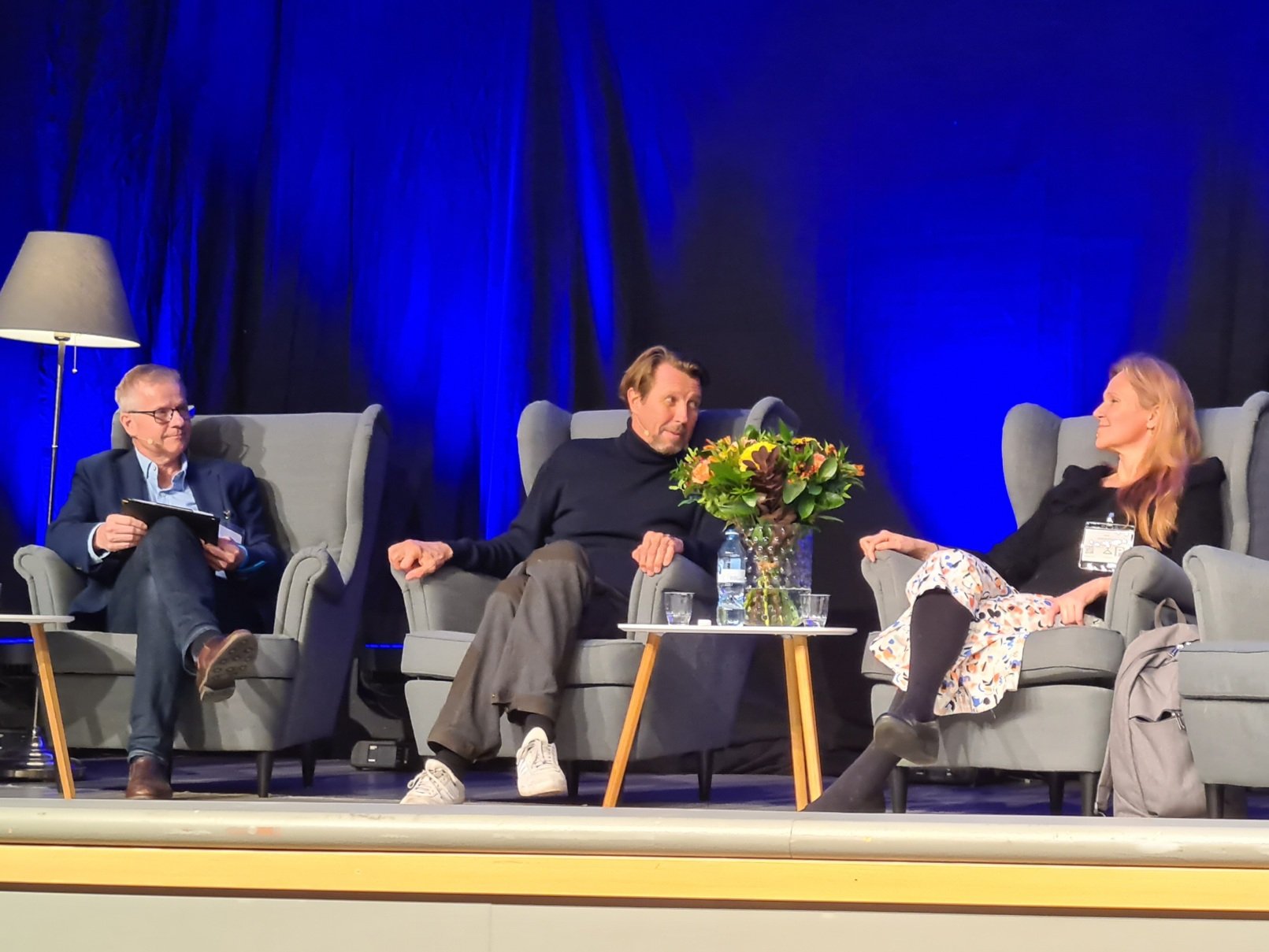 martti suosalo turun kirjamessuilla 2022