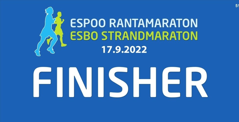 espoo rantamaraton finisher
