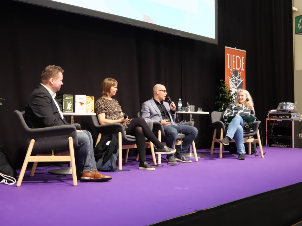 Pasi Kivioja, Noora Mattila ja Markus Tiittula.