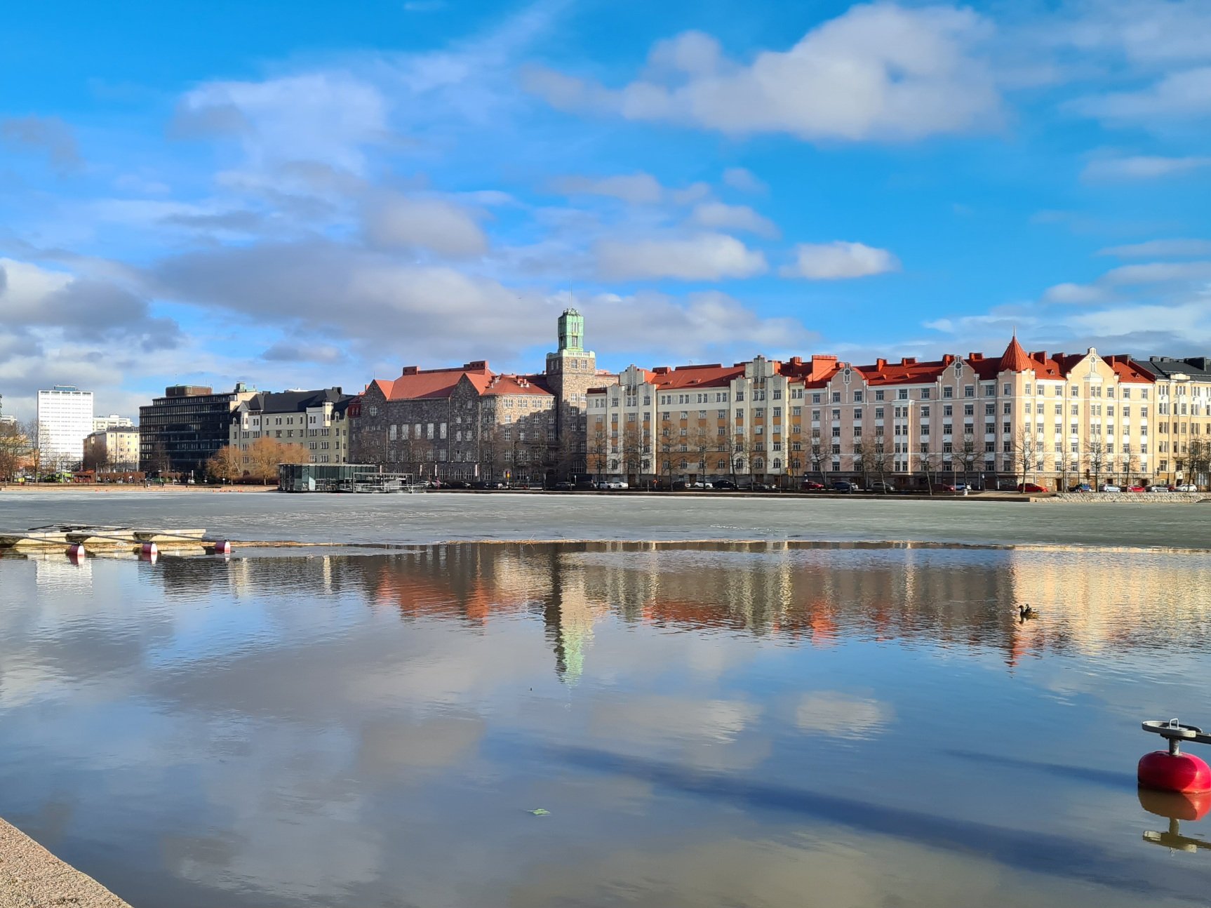 elaintarhan lahti helsingissa maaliskuussa