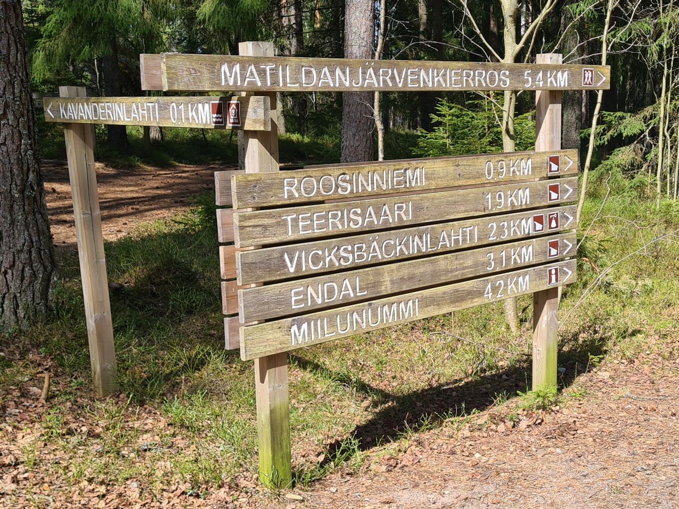 kyltteja teijon kansallispuistossa