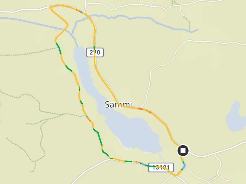 miljoonan sentin holkan reitti siikaisissa