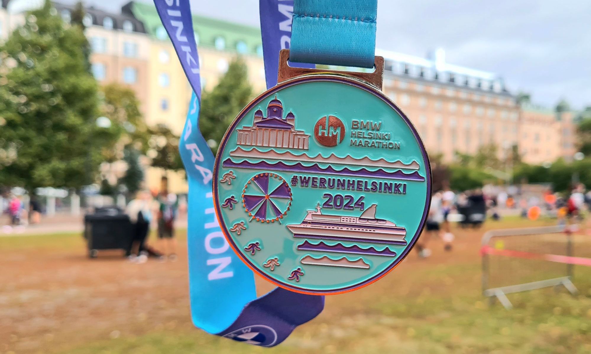 helsinki marathonin osallistujamitali