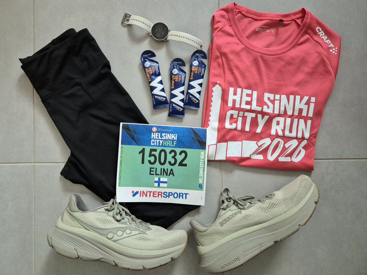 varusteet puolimaratonille