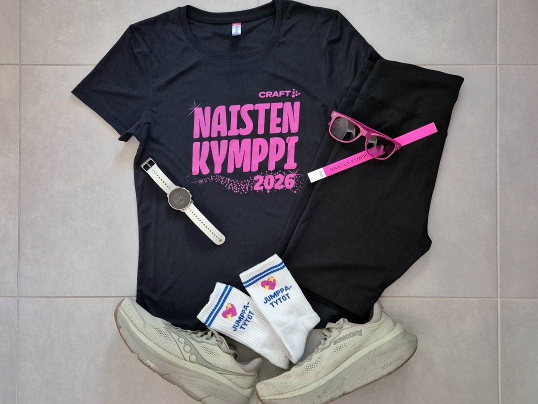 juoksuvarusteet kymmenelle kilometrille