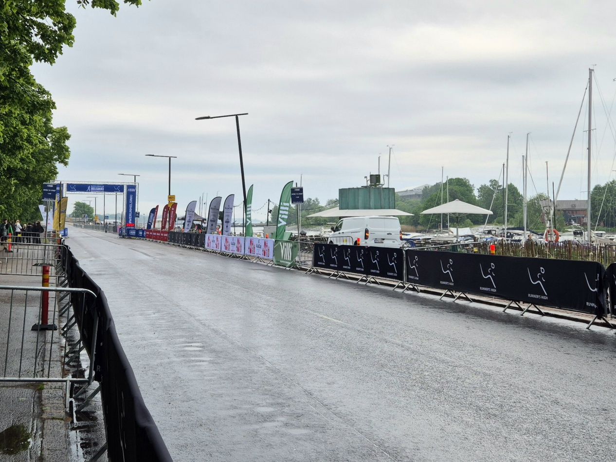 maalisuora helsinki half marathonilla